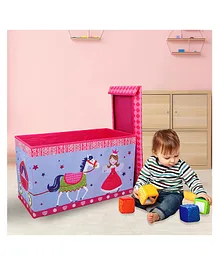Baby Moo Fairytale Princess Large Multifunctional Playroom Storage Box - Pink