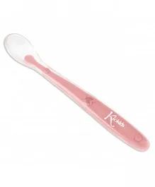 Domenico Baby Love Soft Tip Silicone Gel Spoon - Pink