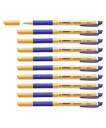 STABILO pointVisco Gel Pen - Pack of 10 - Blue