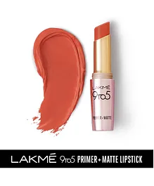 Lakme 9TO5 Primer Matte Lip Color Brick Blush -3.6 g