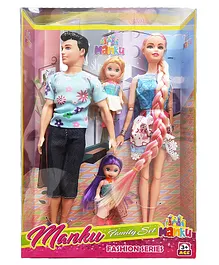 Yunicorn Max Family Set - Height 35 cm(Colour May Vary)