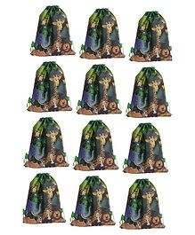 TERA 13 Animal Theme Carry Bag 12 Pieces - Multicolour