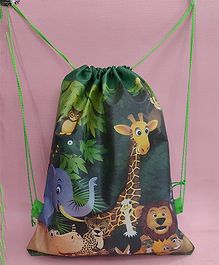 TERA 13 Animal Theme Carry Bag Pack of 6 - Multicolour