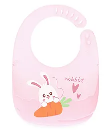 StarAndDaisy Silicone Bibs for Infants Silicone Bib for Babies with Six adjustable Buckles Washable and Reusable (Pink Set of 2)