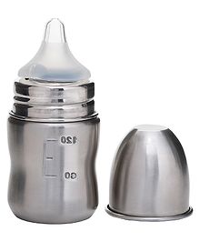 Vega Baby Steel Feeding Bottle Silver - 120 ml