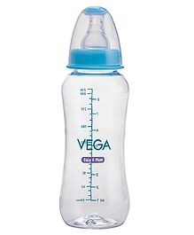 Vega Baby and Mom Tritan Feeding Bottle Regular Neck Blue - 250 ml