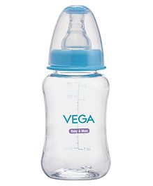 Vega Baby and Mom Tritan Feeding Bottle Regular Neck Blue - 150 ml