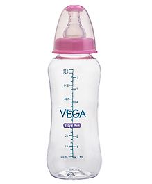 Vega Baby and Mom Tritan Feeding Bottle Regular Neck Pink - 250 ml