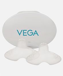 Vega Baby & Mom BPA Free Ultra Soft Flexible Silicon Nipple Shield VBBF3-04 - Pack of 2