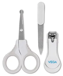 Vega Baby BPA Free Grooming Kit - White