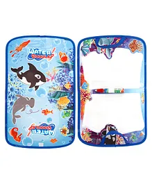 Fiddlerz Magic Water Drawing Mat Jumbo Size Aqua Magic Erasable Drawing Pad Doodle Mat for Girls Boys Kids