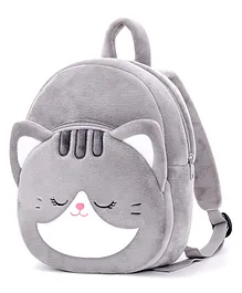 Frantic Premium Quality Soft design Grey Cat Bag for Kids