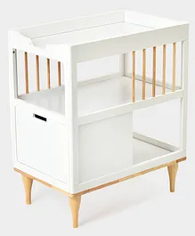 Mi Arcus Rubber Wood Changing Table - White
