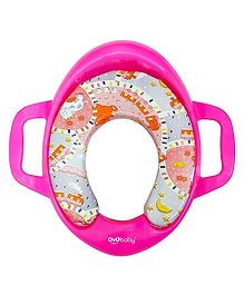 Oyo Baby Cushioned Potty Training Seat With Handle - Pink