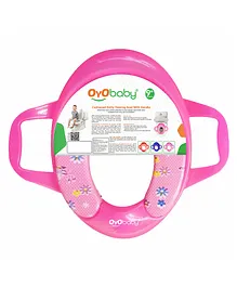 Oyo Baby Cushioned Potty Training Seat With Handle - Pink
