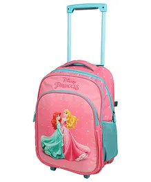 Novex Disney  Kids Princess  Backpack Trolley with 2 Wheel (Pink, 16')  Kids School Bag