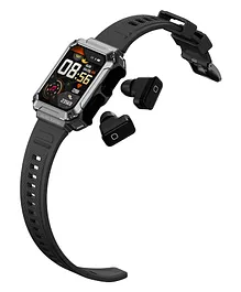 WatchOut WearPods Smartwatch with Wireless Earbuds - Black