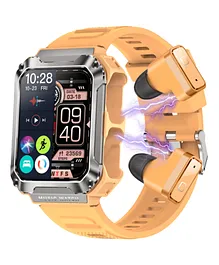 WatchOut WearPods Smartwatch with Wireless Earbuds - Orange