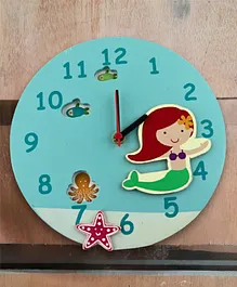 KIDOZ Mermaid super economy clock Sky Blue