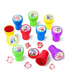 FunBlast Cartoon Theme Stamps for Kids  Pack of 10 Pcs