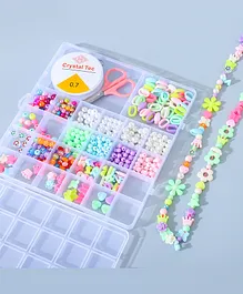 Babyhug  DIY Jewellery Kit with Scissors & Threads - Multicolor