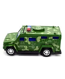 AKN TOYS Money Deposit Safe Box Military Car Piggy Bank with Lock Police Car Music Light Dancing Jeep Bank Toy for Kids Coin and Cash Savings Box (COLOR MAY VARY)
