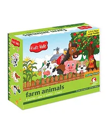 Kidz Valle Puzzle - Farm Animals