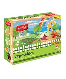 Kidz Valle Vegetables Puzzle - Multicolor