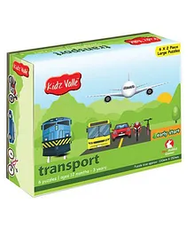 Kidz Valle Transport Puzzle - Multicolor