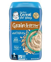 Gerber Cereal for Baby, Multigrain Cereal for Sitter -454gm