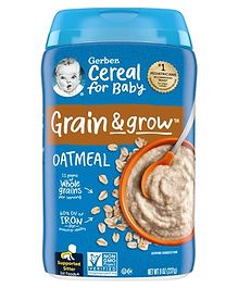 Gerber Cereal for Baby, Oatmeal for Supported Sitter -227gm