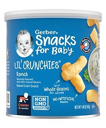 Gerber Snacks for Baby, Lil Crunchies Ranch-42 g