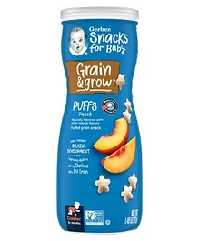 Gerber Snacks for Baby, Puffs Peach-42 g