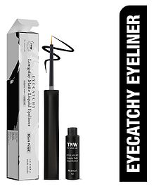 TNW The Natural Wash Eyecatchy Longstay Matte Liquid Eyeliner with Hydrogenated Castor Oil Smudgeproof Pigmented Long Lasting Quick Dry