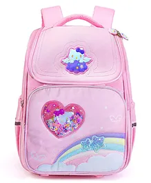 FunBlast Cute Design Casual Backpack for Girls School College Bag 15 Inches Pink