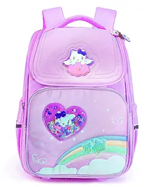 FunBlast Cute Design Casual Backpack for Girls  School College Bag 15 Inches  Purple