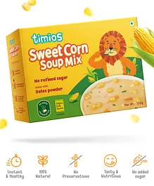 timios 100% Natural Sweetcorn Soup Mix - 120 g