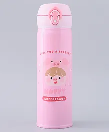 Insulated Steel Sipper Bottle Pink - 500 ml