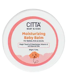 CITTA Moisturizing Baby Balm for Face and Body Babies Kids & Adults 8 Natural Oils Shea Butter Vit E - 50 g