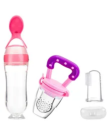 Neonate Care Fruit And Food Nibbler Feeder and Tongue Cleaner - Pink