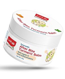 LuvLap Naturals After Bite Turmeric Balm with Pudina, Relieves Rashes, Insect Bites, Antiseptic & Anti-inflammatory, 100% Ayurvedic, 25g, Yellow