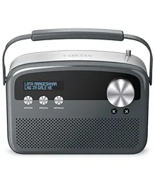 Saregama Carvaan Lite Hindi - Portable Music Player with 3000 Pre-loaded Evergreen Songs, FM/BT/AUX (Graphite Grey)
