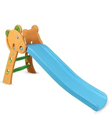 Lattice Anti Skid Slide Ladder Foldable Orange and Blue Garden slide School Toy Home Slides Indoor Outdoor Slider for Childrens-Color May Vary