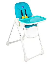 Mee Mee Ultra Sleek Baby High Chair with 7 Height Adjustment Levels 3 Compact Folding Chair with Feeding Tray  (Green)