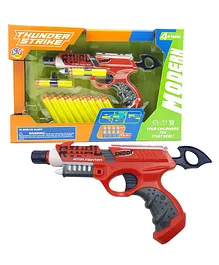 Vijaya Impex Thunder Stricke with Soft Bullet Gun Toy - (Colour May Vary)