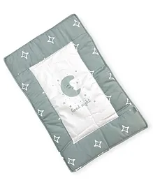 Carerio Pure Cotton Baby Mats With Good Night Moon Print - Blue