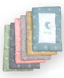 Carerio Pure Cotton Baby Mats With Sweet Sleep Multi Print - Multicolour