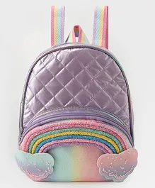 Babyhug Fashion Backpack with Colourful Straps Free Size - Purple