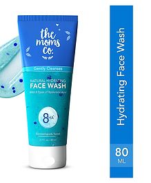 The Moms Co. Natural Hydrating Face Wash With 8 Types Of Hyaluronic Acid & White Mushrooms For Soft & Supple Skin -80 ml