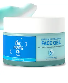 the moms co. Natural Hydrating Face Gel With 8 Types Of Hyaluronic Acid and Hibiscus Extracts - 50 g